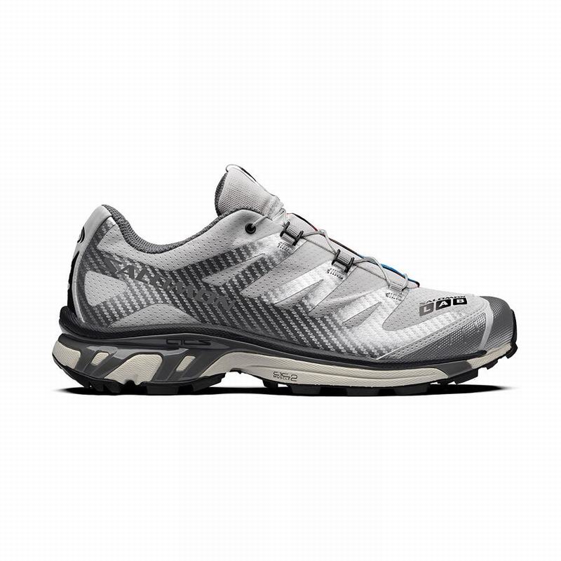 SALOMON XT-4 ADVANCED Philippines - Men's Trail Running Shoes - Silver Metal/Grey | 982074-AFJ